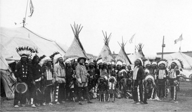Buffalo-Bill-con-los-indios-del-Wild-West-Show