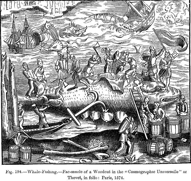 648px-Whale_Fishing_Fac_simile_of_a_Woodcut_in_the_Cosmographie_Universelle_of_Thevet_in_folio_Paris_1574